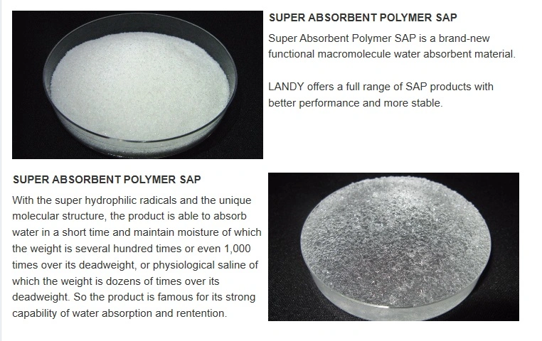 Potassium Acrylate Based Superabsorbent Polymer Hydrogel