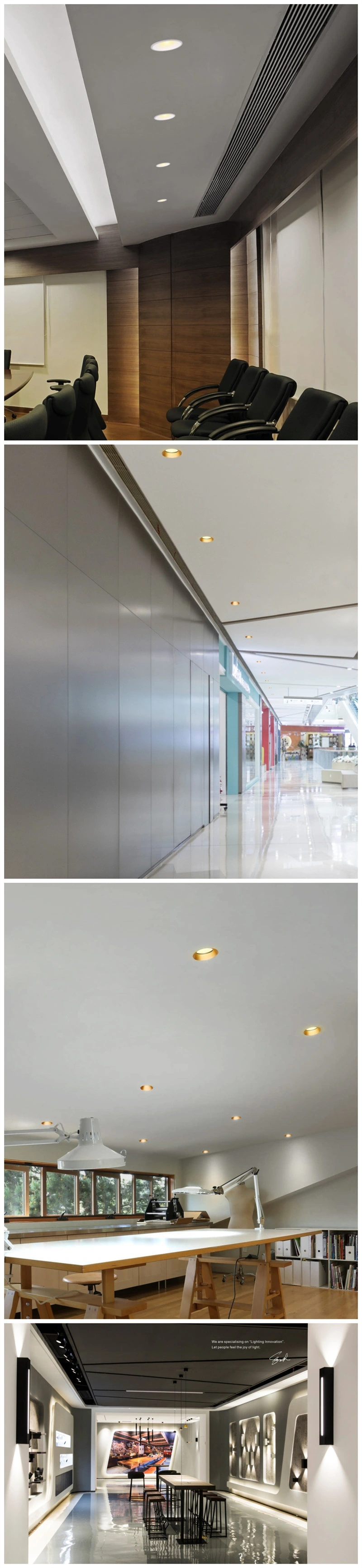 TUV Certified 460lm High Quality COB LED Recessed LED Downlight