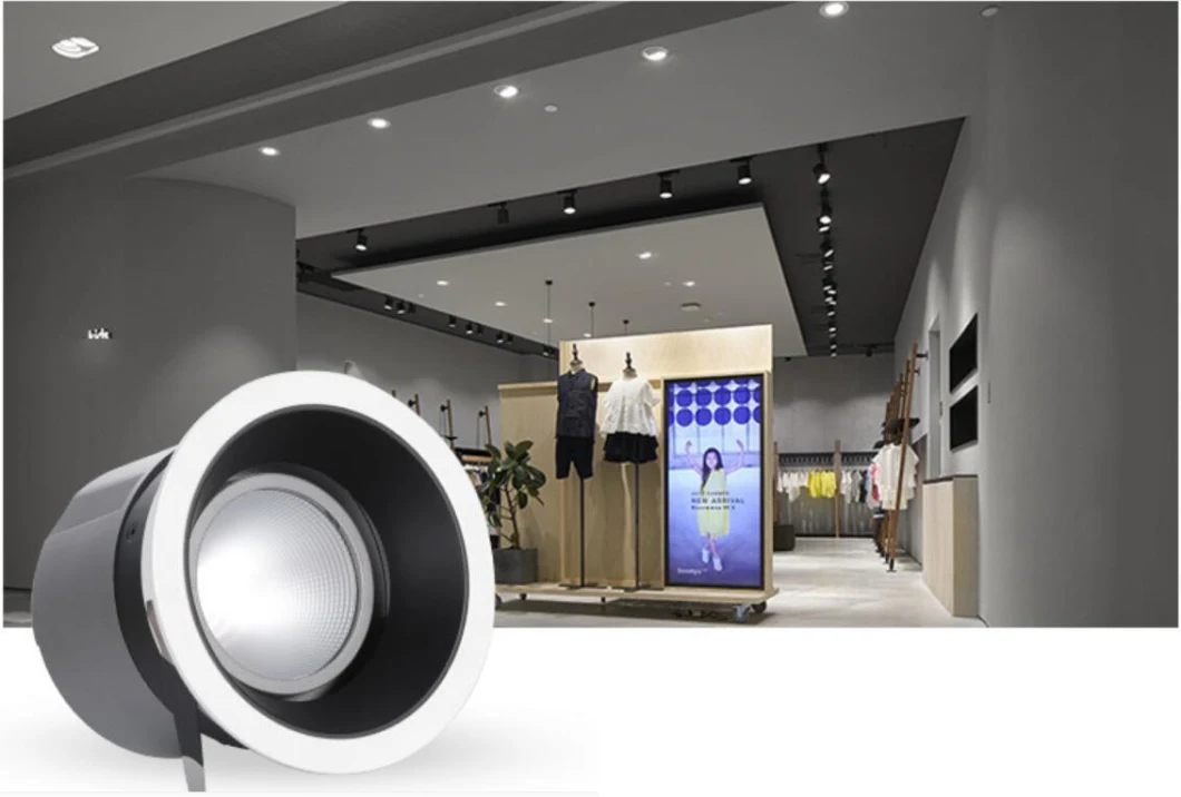 7W to 30W Deep LED Downlight LED Down Light for Anti Glare Embedded LED Spotlight Downlight