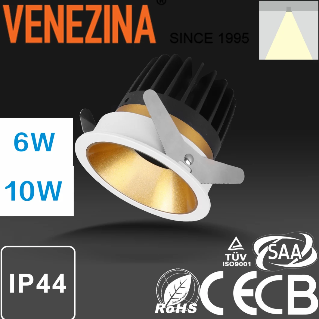 TUV Certified 460lm High Quality COB LED Recessed LED Downlight