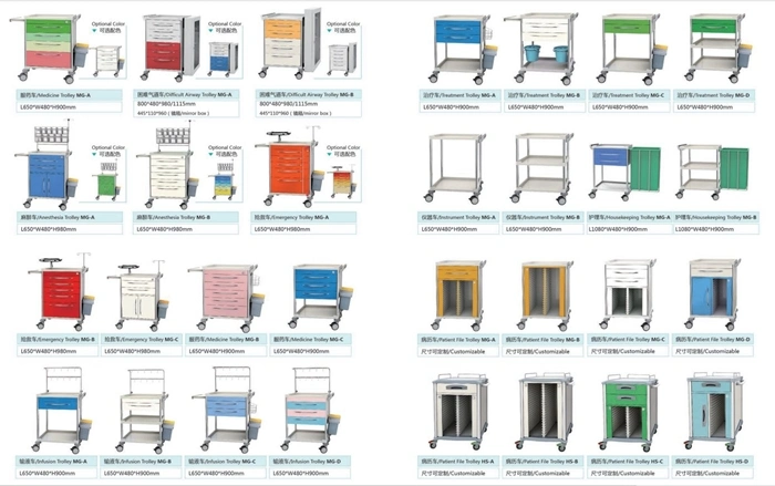 Movable Patient File Trolley/Patient Record Trolley