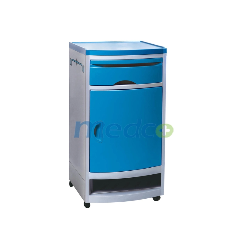 Medical Equipment Furniture Large Capacity Trolley Cart Bedside Cabinet