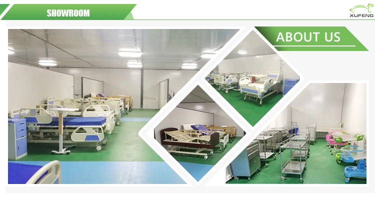 Manual Medical Bed Manual Nursing Bed Manual Patient Bed Mechanical Hospital Bed Semi Fowler Hospital Bed Two (2) Functions Crank Manual Hospital Bed Factory