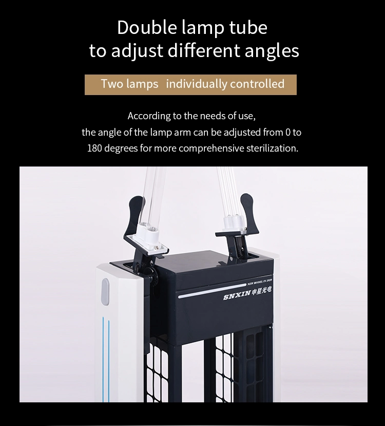 UV Disinfection Trolley 300W UV Lamp Disinfection Trolley with Remote Control