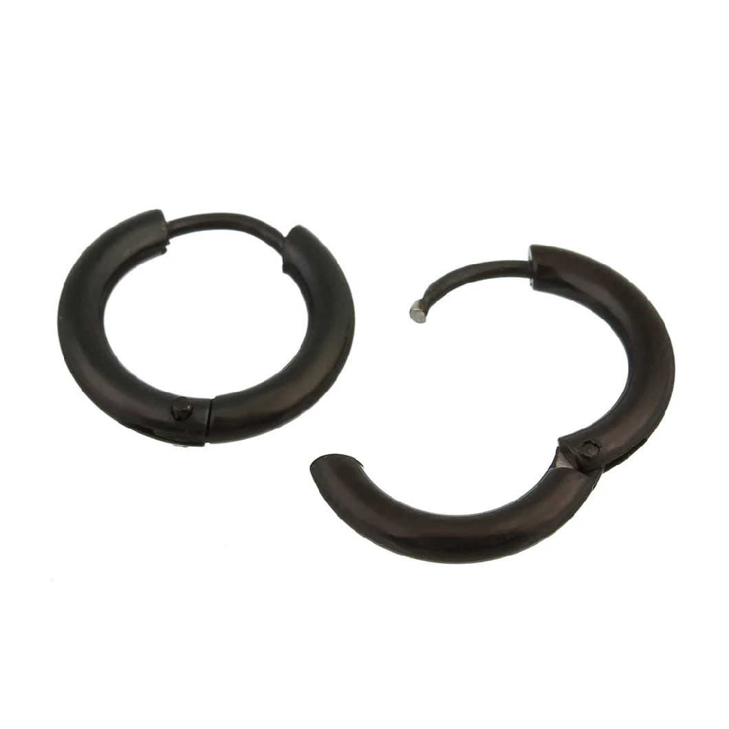 Fashion Jewelry for Women Round Shape with Stainless Steel Gold Plated Hoop Earring