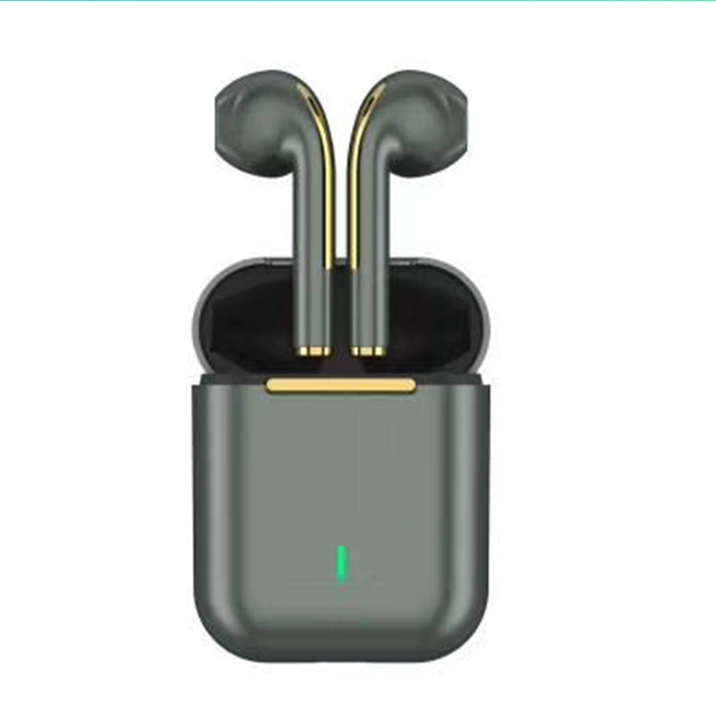 J18 Tws Wireless Earphones Bt 5.0 Fingerprint Headphone Stereo Sports Earbuds Headset with Mic