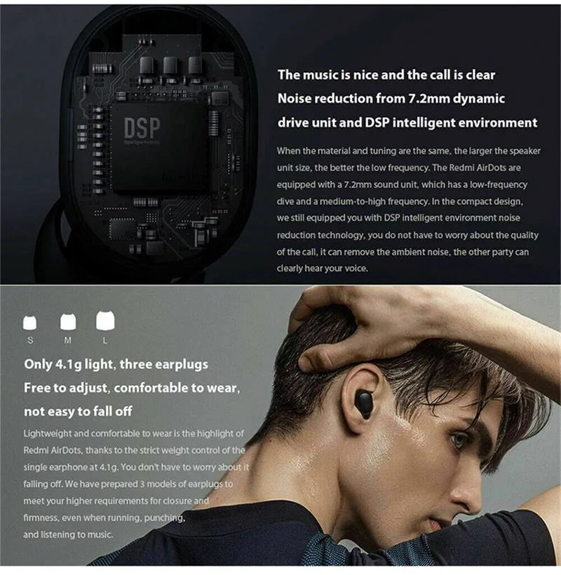 Hot Sell Sport Stereo Music Handsfree Tws Wireless Sports Earphones