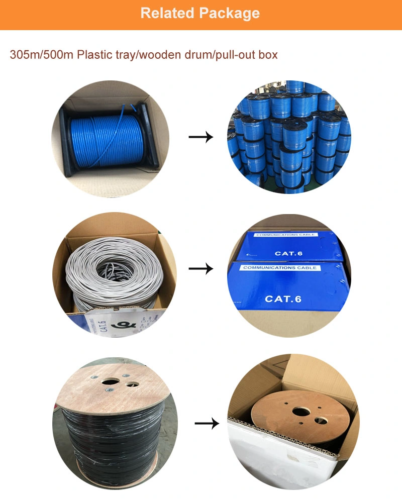 LAN Cable UTP Cat5e Copper Wire HDMI Network Cable