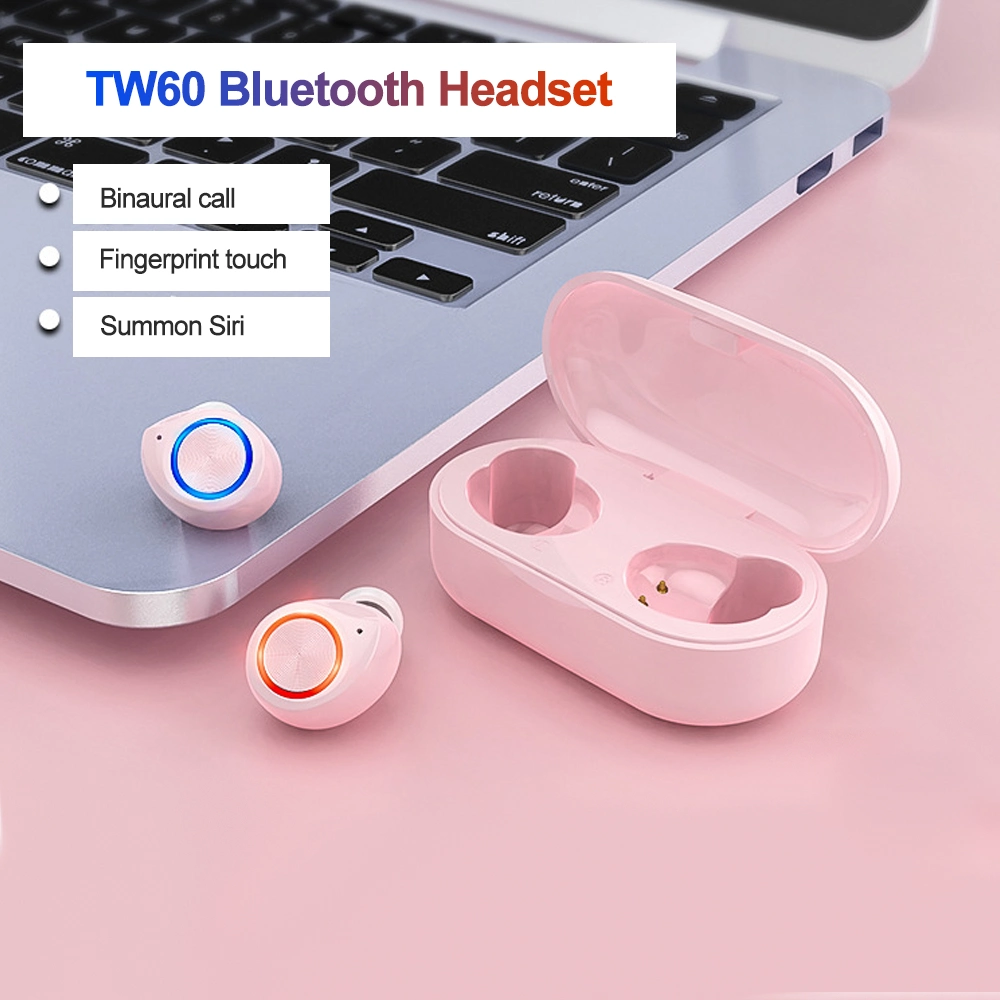 Factory Wholesale Tws Pop-up Wireless Earbuds Macaron Earbuds Blue Tooth Wireless Headphone