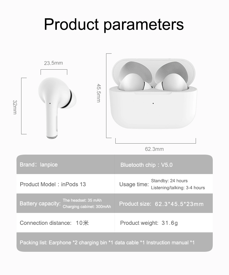 2020 Original Black Friday Audifonos Headphones Bt 5.0 Wireless Earphone Earbuds T13