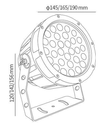 High Quality IP65 Flood LED Light Outdoor for Garden High Power Projector Lights RGB Flood Light