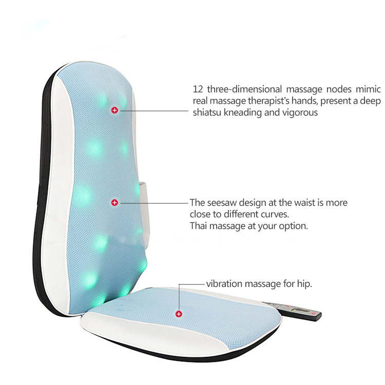 Best Sellers 2020 Shiatsu Kneading Thai Massage Heating Massager Products, Neck and Back Multifunctional Massage Cushion