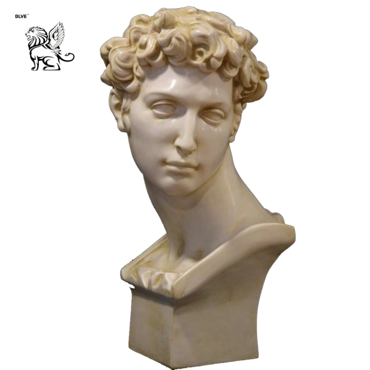 Antique Roman Figure Man Woman Marble Bust Statue Mfsg-42
