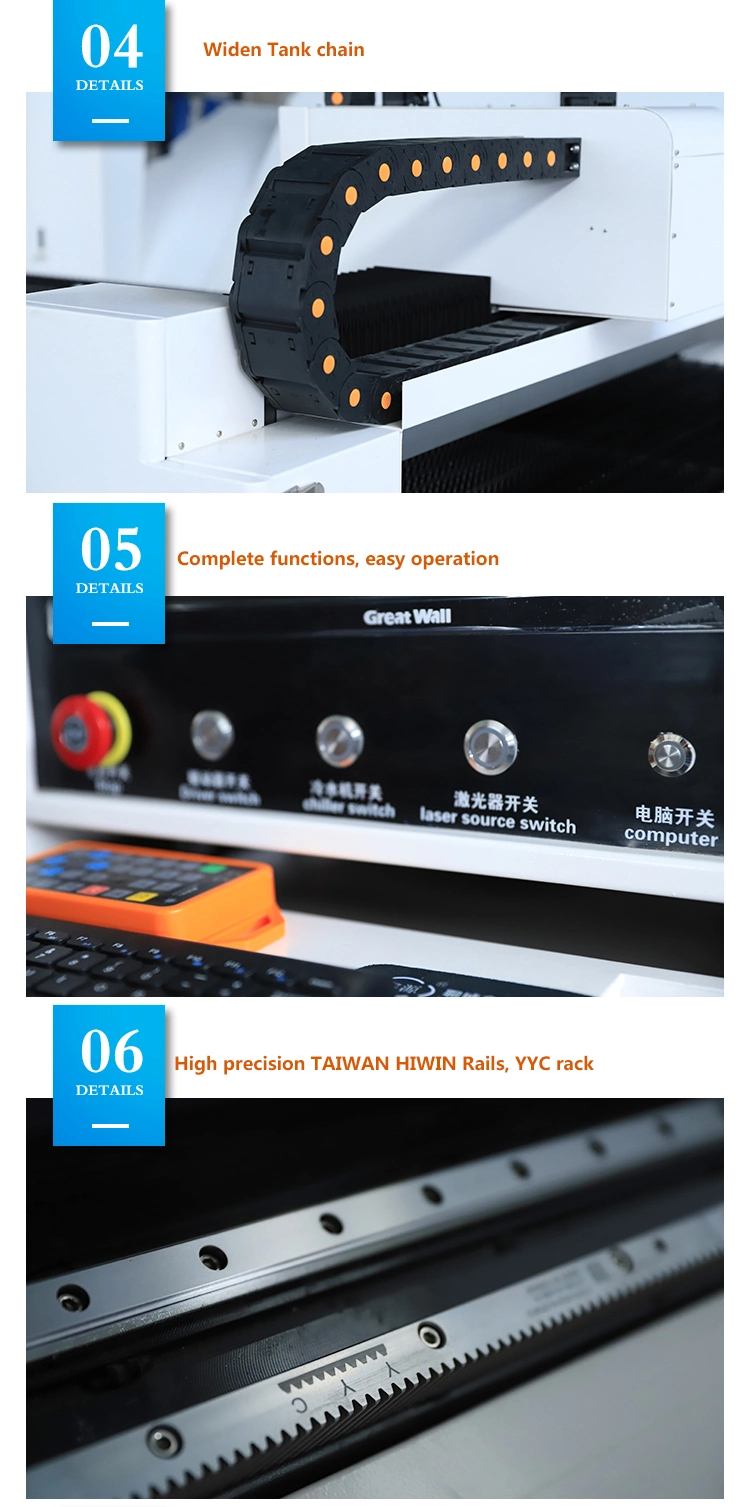 1325 3015 6020 Metal Sheet Laser Cutter Tube Sheet Fiber Laser Cutting Machine for Sale