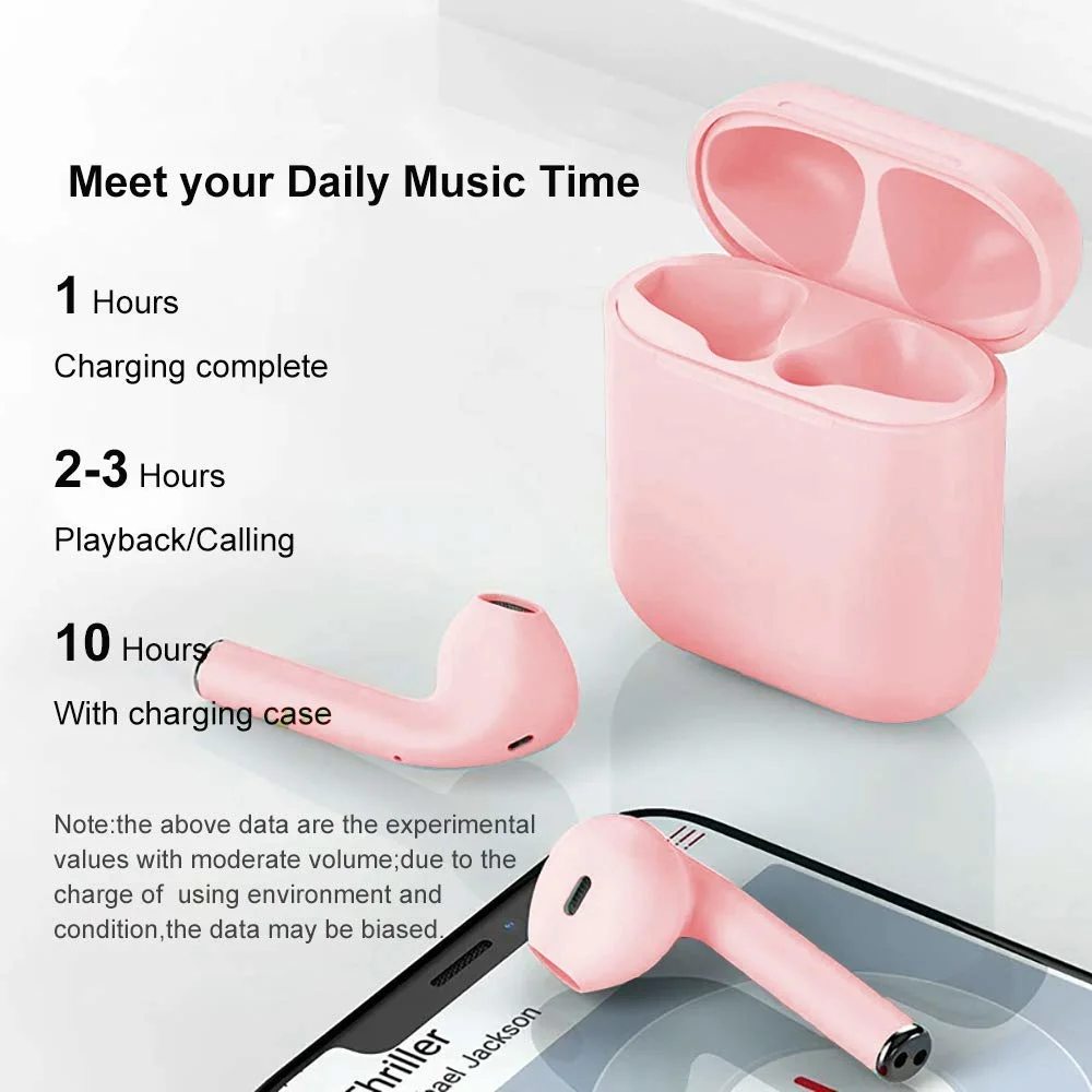 Hot Selling Factory Tws I12 Earphone Wireless Earbuds Blue Tooth Waterproof Sports Earphone Earbuds