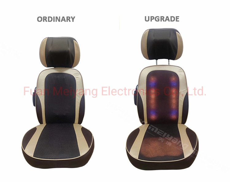 Meiyang OEM CE Certificate Cheap Portable Neck and Back Massager with Heat Massage Cushion