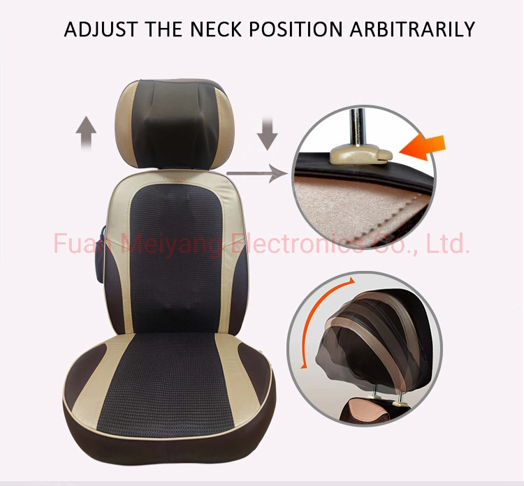 Meiyang OEM CE Certificate Cheap Portable Neck and Back Massager with Heat Massage Cushion