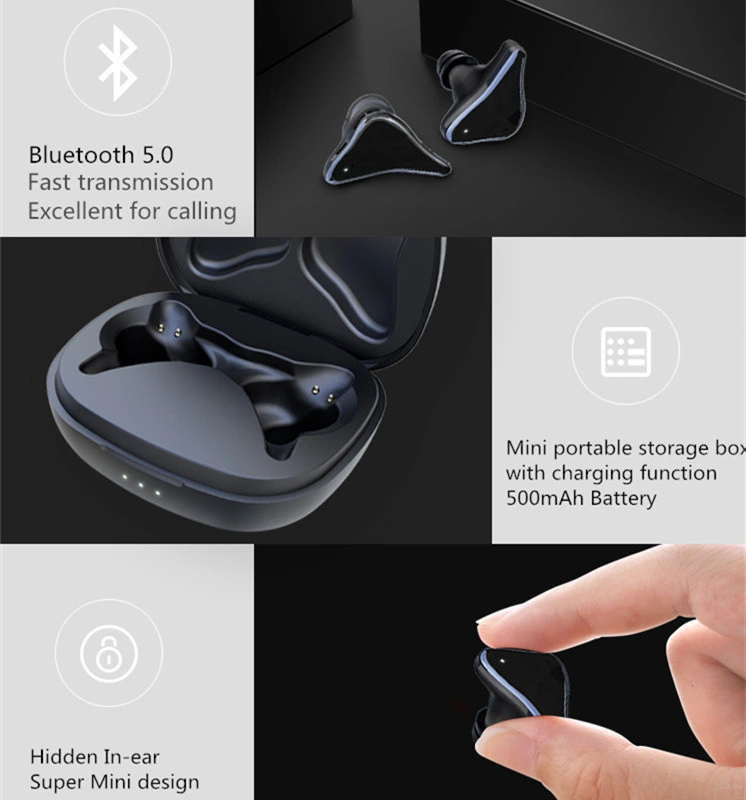 HiFi in-Ear Earbuds Good Looking Graphene Mini Wireless Touch Tws Earbuds for Laptop