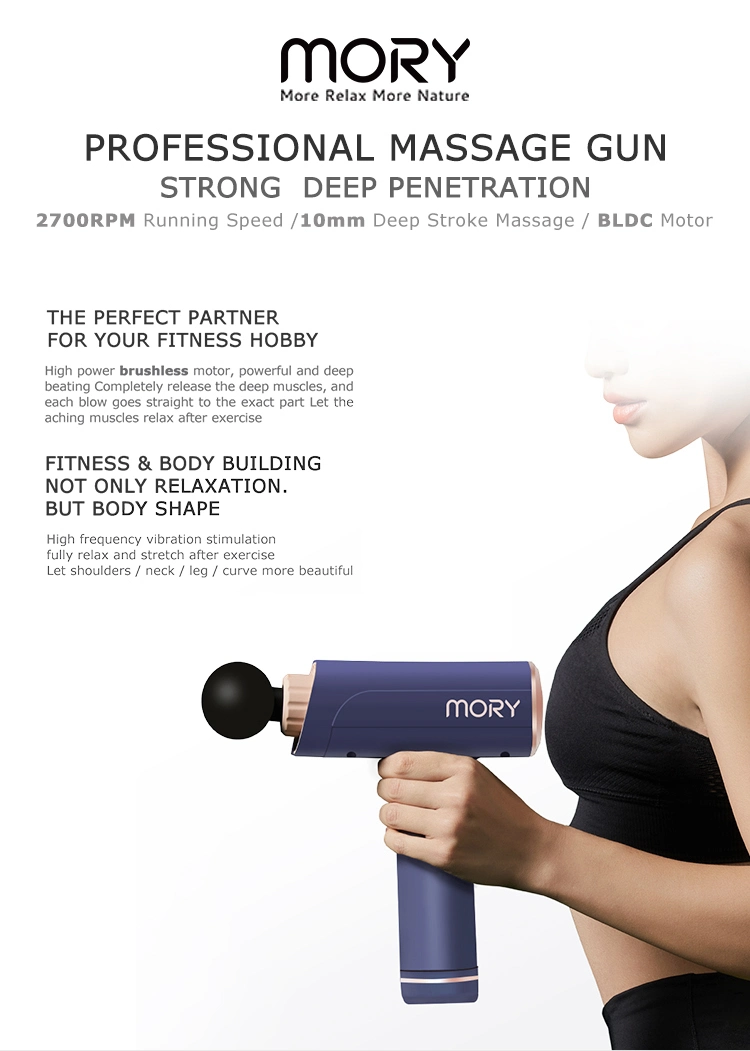 Mory Custom Logo Massage Gun Portable Muscle Massage Gun Massage Gun USB