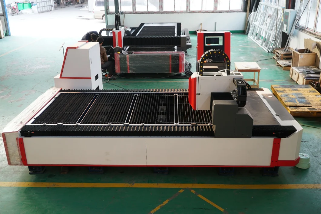 Ipg/Raycas Generator High Quality Fiber Laser Cutter with Single/Dual Working Table