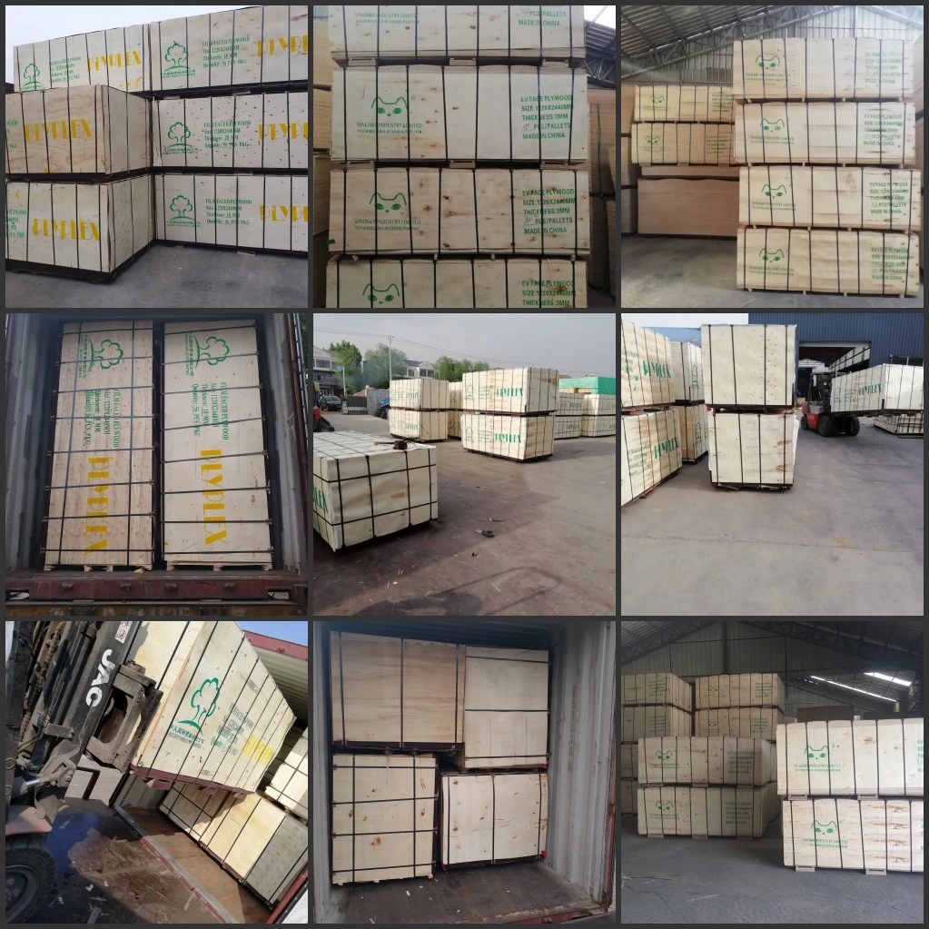 Pine Plywood Packing Use Polar Core 18mm Pine Veener Plywood