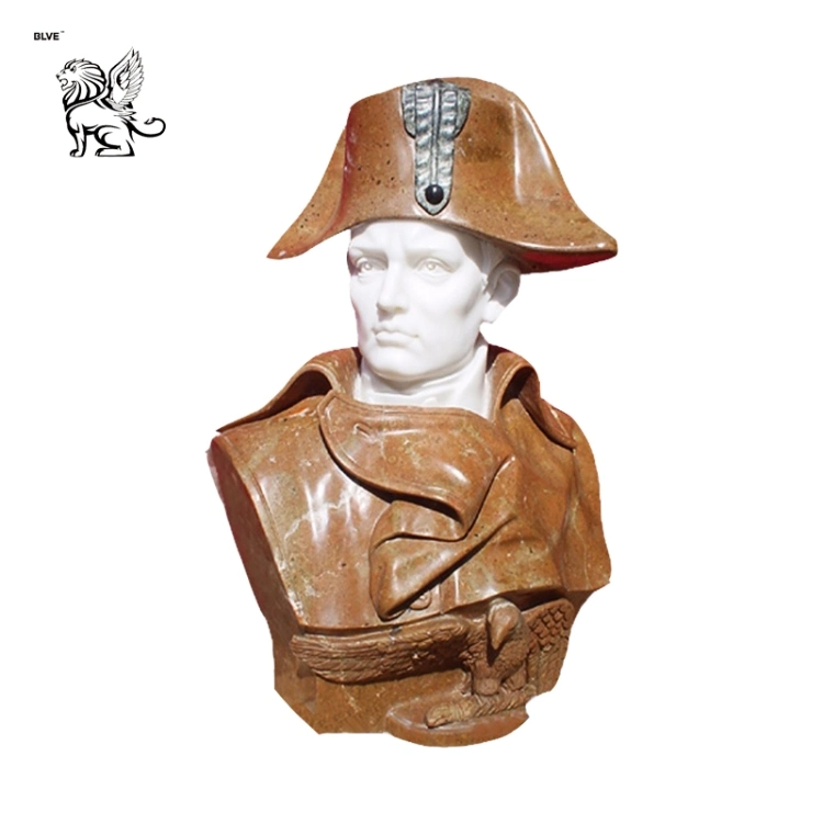 Handcarved White Marble Roman Custom Figure Head Bust Statue Mfsg-23
