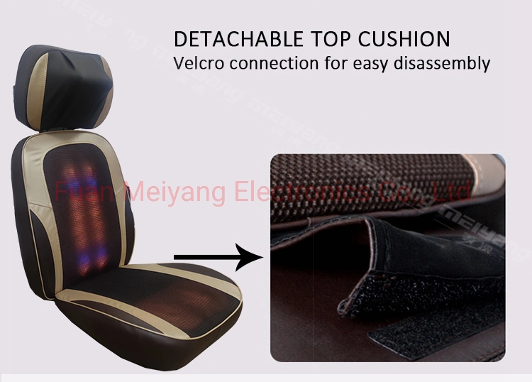 Meiyang OEM CE Certificate Cheap Portable Neck and Back Massager with Heat Massage Cushion