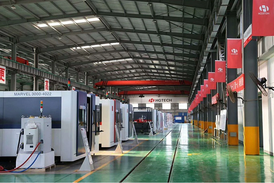 Hgtech High Precision CNC System Bevel Accuracy Range Cutting Polygonal Bevel Laser Bevel Cutting Machine