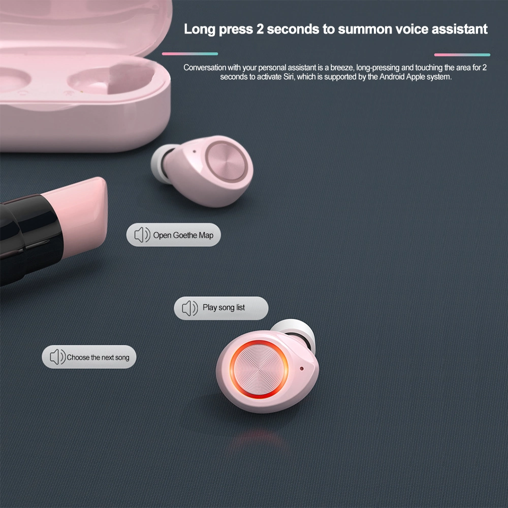 Factory Wholesale Tws Pop-up Wireless Earbuds Macaron Earbuds Blue Tooth Wireless Headphone