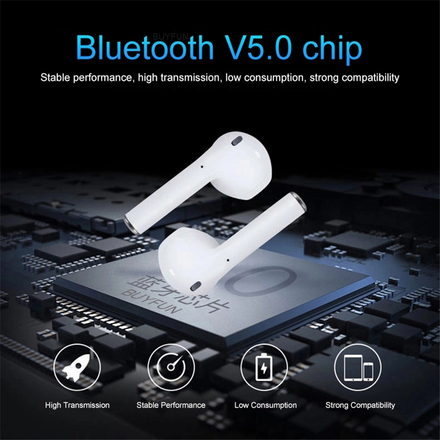 Wireless Bluetooth 5.0 Earphone Tws I12 Touch Control Earbuds Pop-up Touch Sensor Control Volume