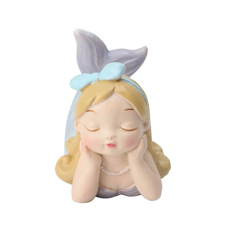 Custom Min Figurine Set Room Decor Cute Resin Home Decoration Mermaid Statue