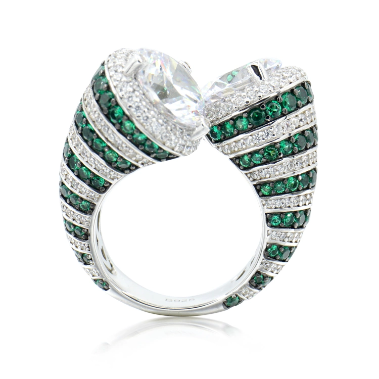 925 Sterling Jewelry Factory Wholesale Gold Plated Rings for Women