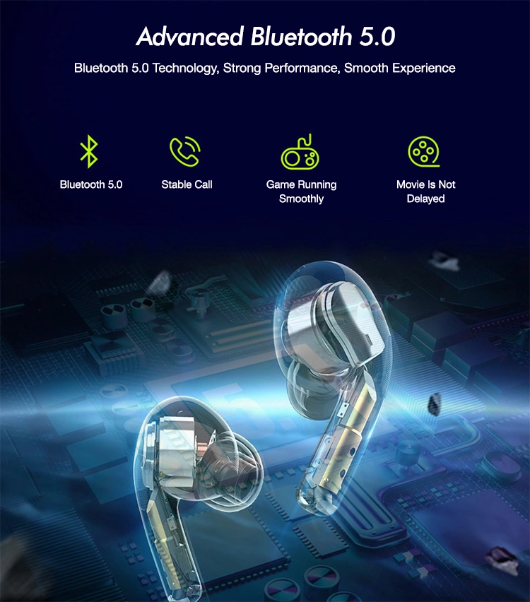 PRO4 Bluetooth Earphone Tws Wireless Earbuds HiFi Music Gaming Headset for Ios Android Phone