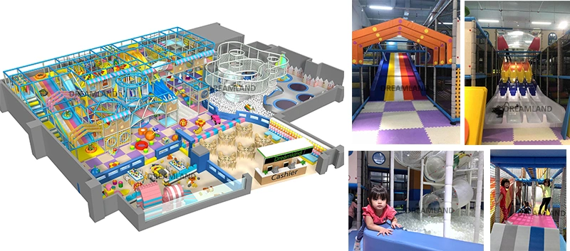 Kids Soft Indoor Used Play Functional Amusement Park Commercial Indoor Playground for Sale