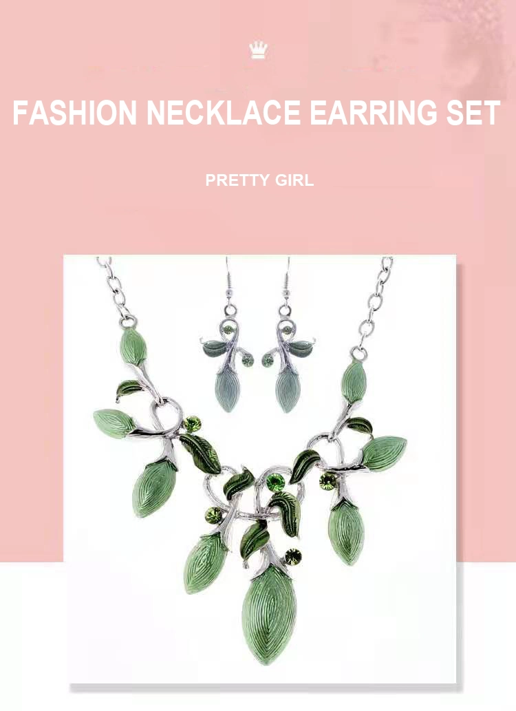 Custom 925 Sterling Silver Emerald Cut Ring, Earrings and Pendant Green Zircon Bridal Jewelry Set