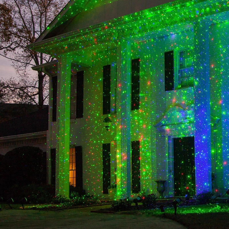 Latest IP65 Waterproof Outdoor Christmas Projector Garden Landscape Grid Christmas Laser Light Projector