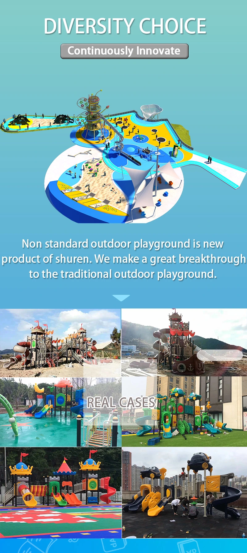Discount Manufacturer Children Castle Outdoor Playground Kids Fun Park Equipment