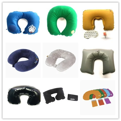 Travel Neck Pillow Inflatable Pillow Neck Memory Foam Travel Pillow