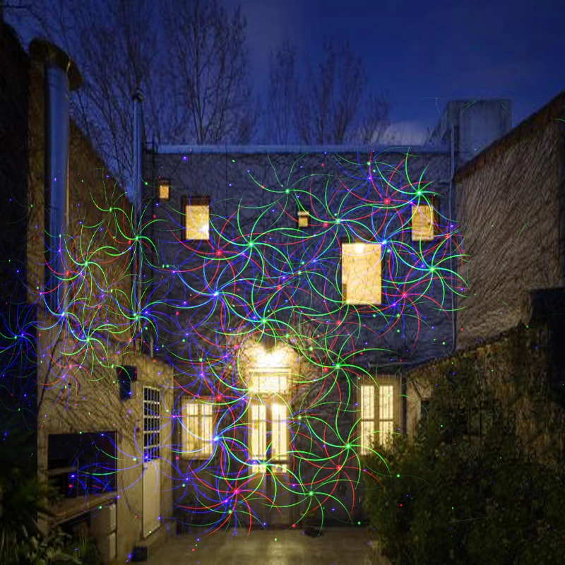 Laser Christmas Projector Light for Outdoor Christmas Disco Stage Lighting Projector Laser Light