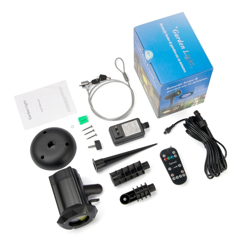 Mini Lawn Garden Outdoor Christmas Laser Light for Outdoor Garden Tree House Decoration Projector