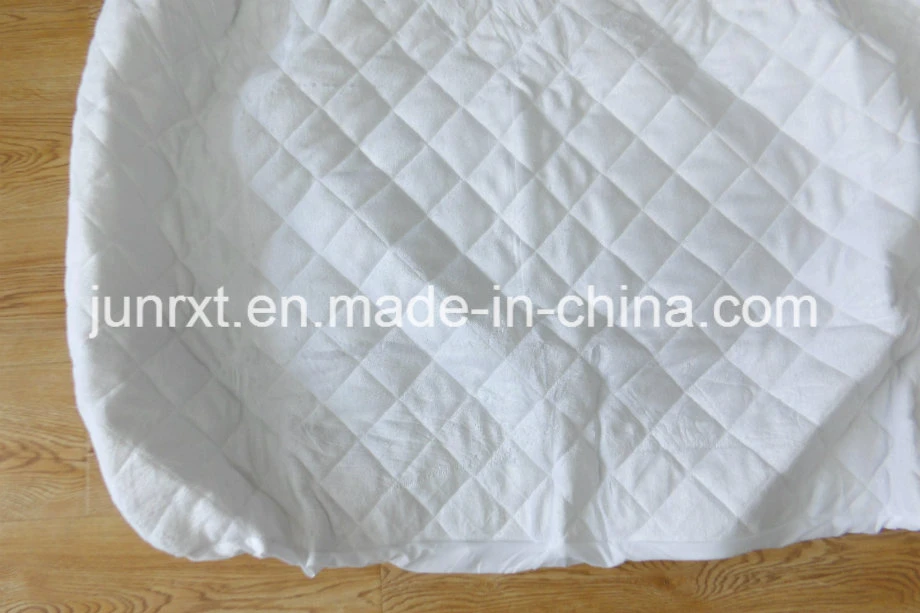 Bamboo Waterproof White Baby Cots Bed Baby Crib Fitted and Toddler Mattress Pad/ Cover/Protector