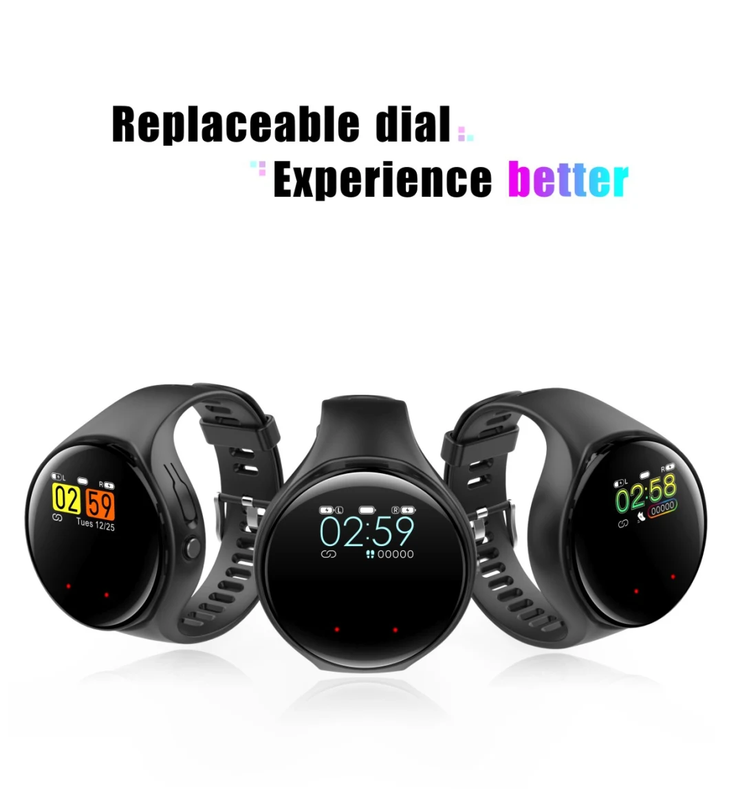 Smart Watch with Earbuds Fitness Tracker Wireless Headphones Wireless Earbuds Bracelet Bluetooth Headset Smartwatch