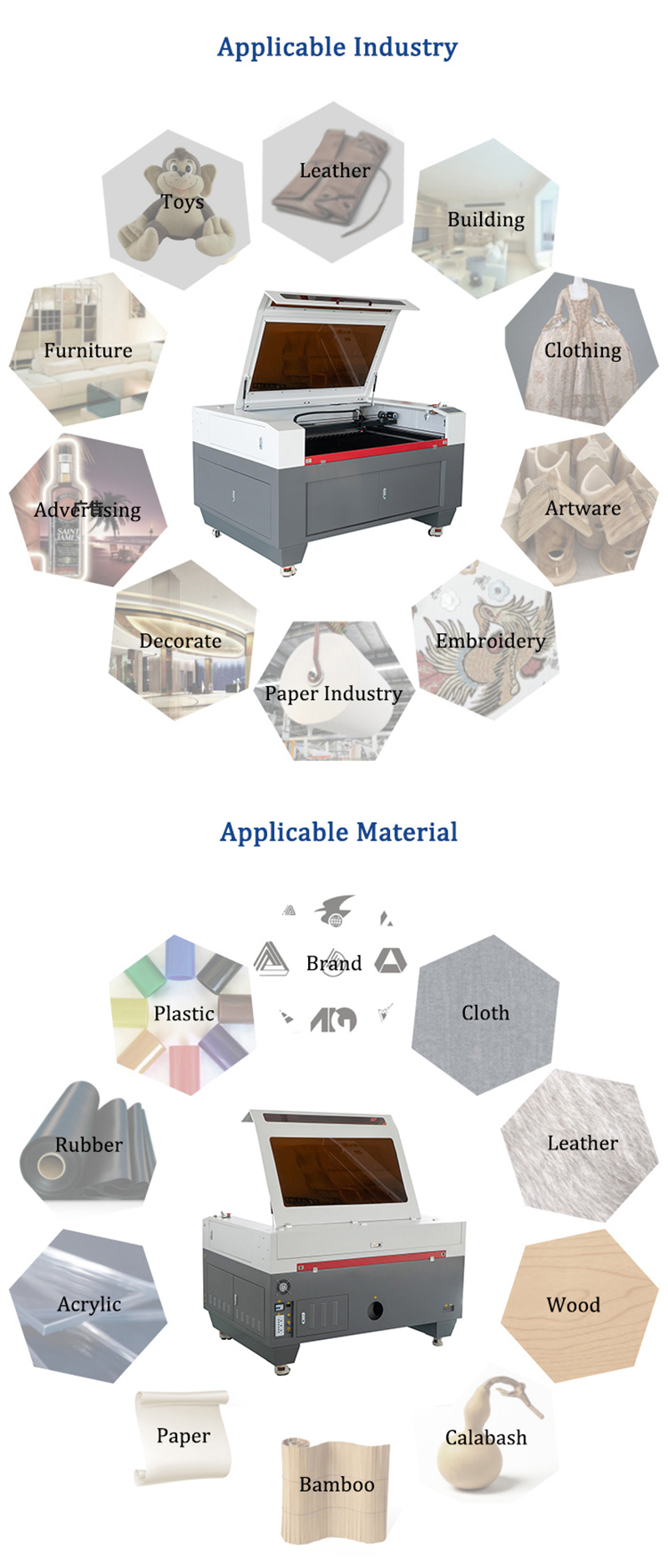 3D Laser Engraving Machine Price for A4 Paper Crystal Acrylic Laser Cutting Machine