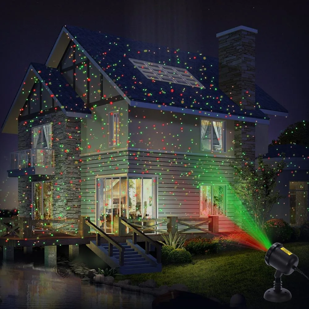 Green Color Christmas Holiday Wedding Decoration Tree Projector for Garden