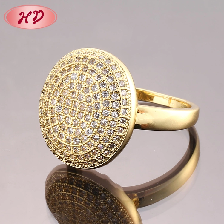 Women Fashion 18K Gold Plated Stainless Steel Silver Wedding Engagement Finger Rings Jewelry Design