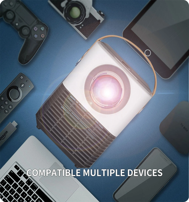 Portable Projector Mini WiFi Bluetooth Android Projector DLP Smart Projector