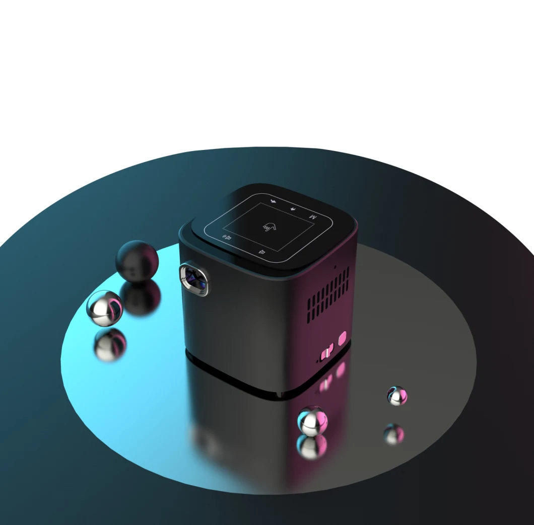 Full HD Portable Smart LCD DLP Projector with 1080P 4000 Lumens Home Theater Projector