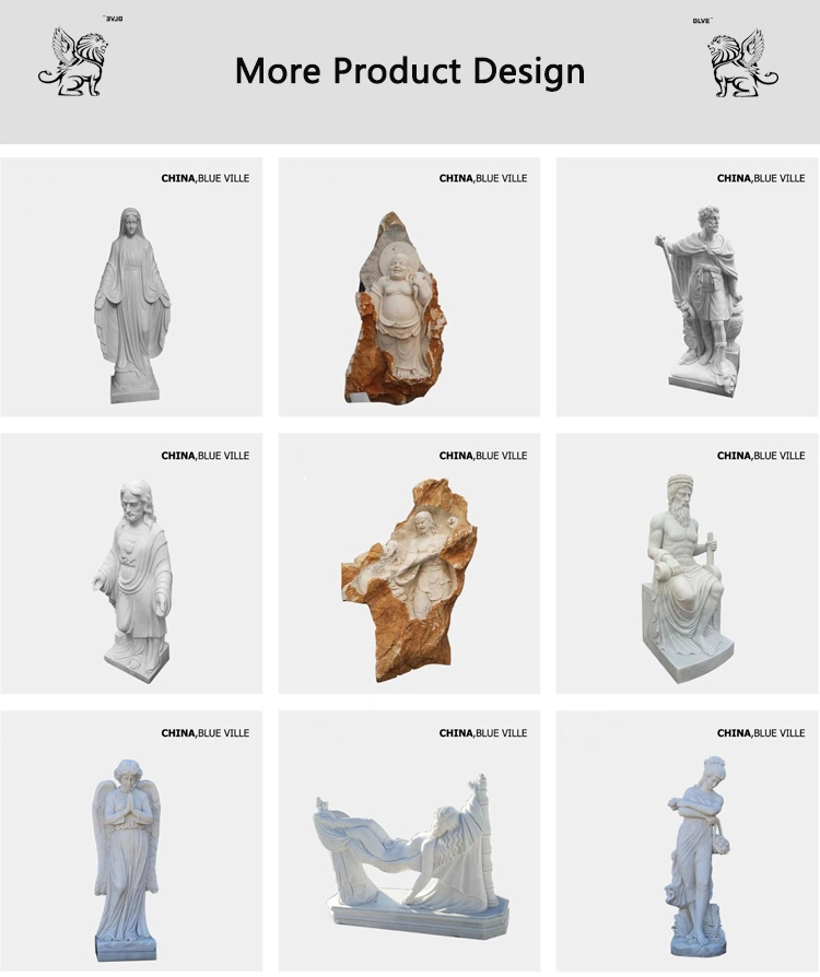 Design Wall Stone Sculpture Marble Stone Figure Relief Sculpture Statue Mrsy-02
