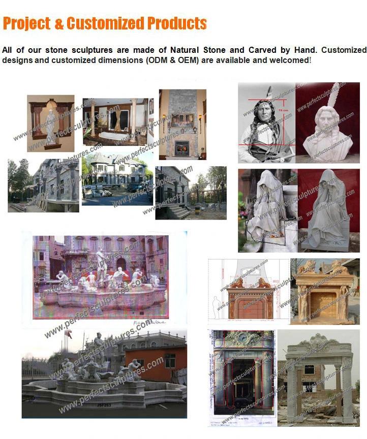 China Factory Direct Sale Stone Roman Soldier Head Sculpture Marble Carving Warrior Bust Statue (SY-S317)