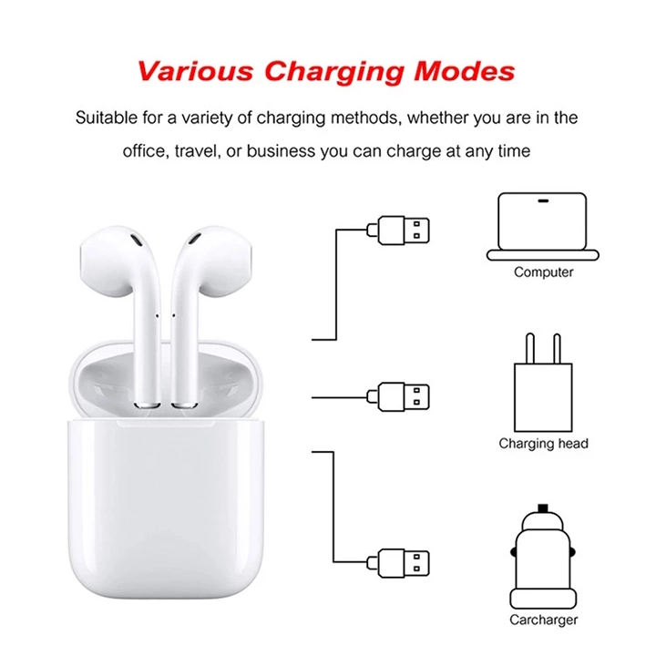 Wireless Earbuds Wireless Headphones Bluetooth Earbuds Bluetooth 5.0 Earphones Earbuds with Wireless Charger